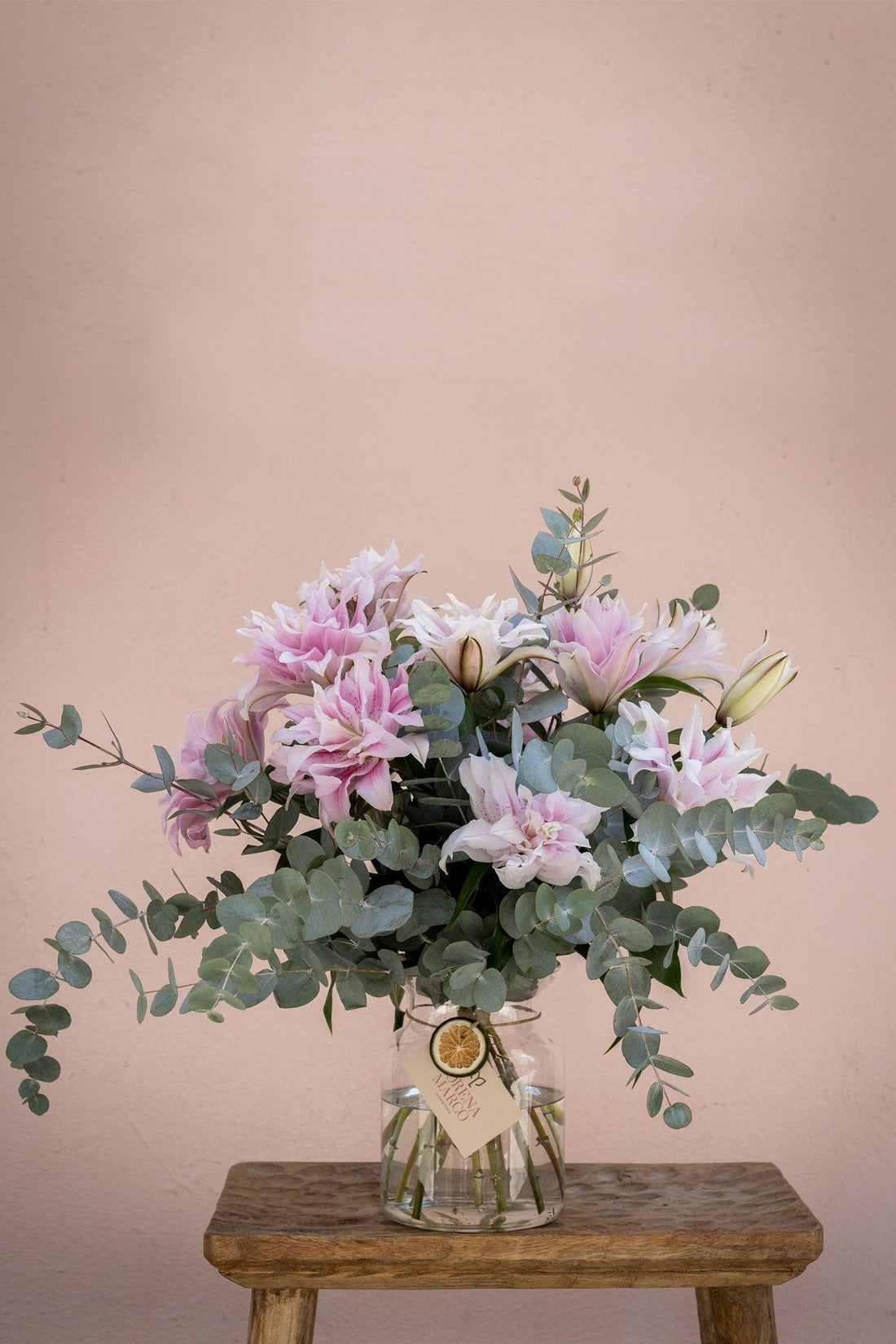 Ramo Lilium y eucalipto - Lorena Marco